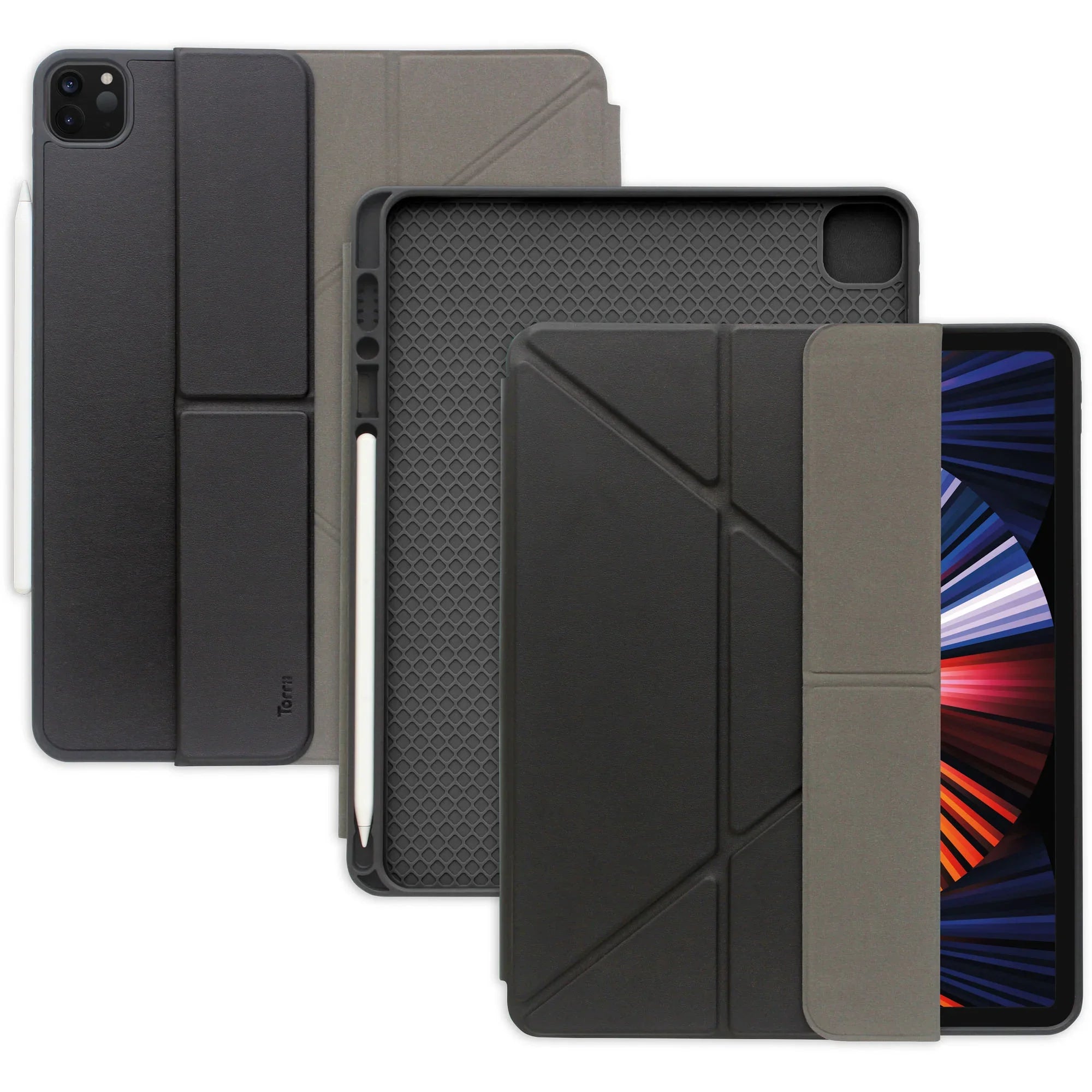 Torrii Torrio Plus Case For iPad Pro 12.9 (2021 Only) - Black - Tashqila Torrii Torrio Plus Case For iPad Pro 12.9 (2021 Only) - Black - Tashqila